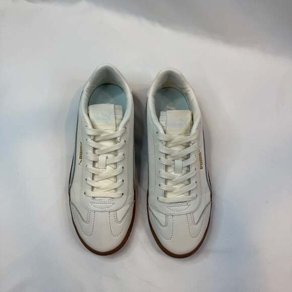 PUMA Club 5v5 Lux White Powder Blue Sneakers Womens 8.5 - Picture 3 of 12